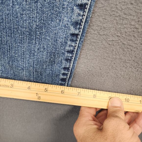 Abercrombie & Fitch Jeans Womens Size 10 Blue Low Rise Taper Stretch Casual - Picture 9 of 15